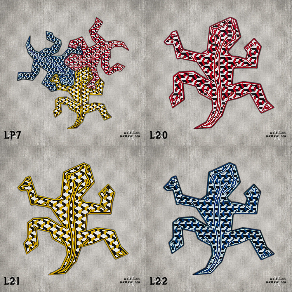 Lizard Patches - LP7 - 3D Blocks