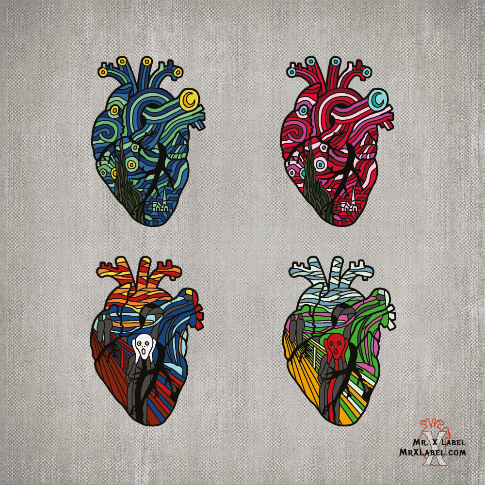 4 - Heart Sticker Pack