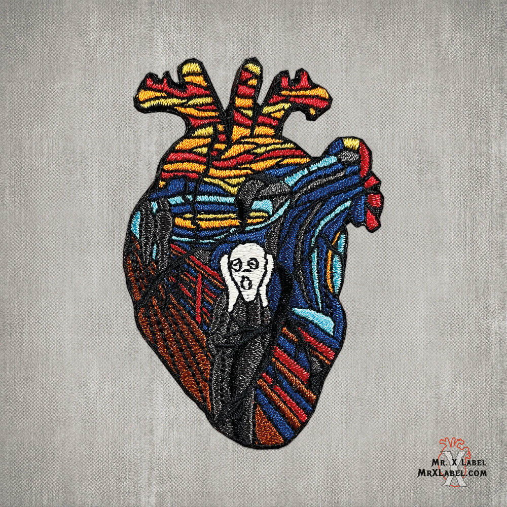 The Scream Heart Mini Patch - Mr. X Label