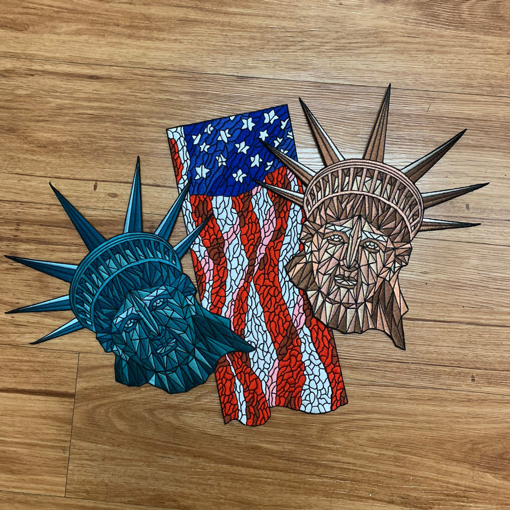 Statue of Liberty v.Mega Embroidered Patch