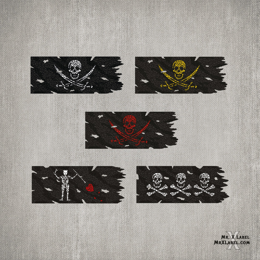 Pirate Flags (5-pack variety)