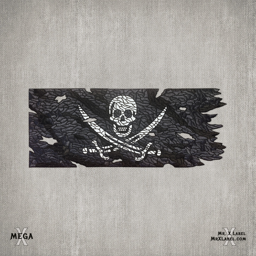 Pirate Flag v.Mega Embroidered Patch