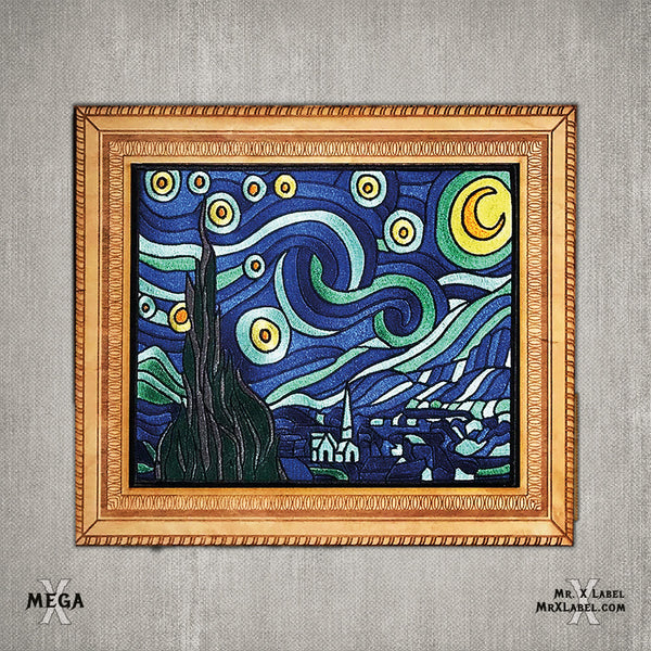 Starry Night Panoramic - 3:1 - Mr. X Label