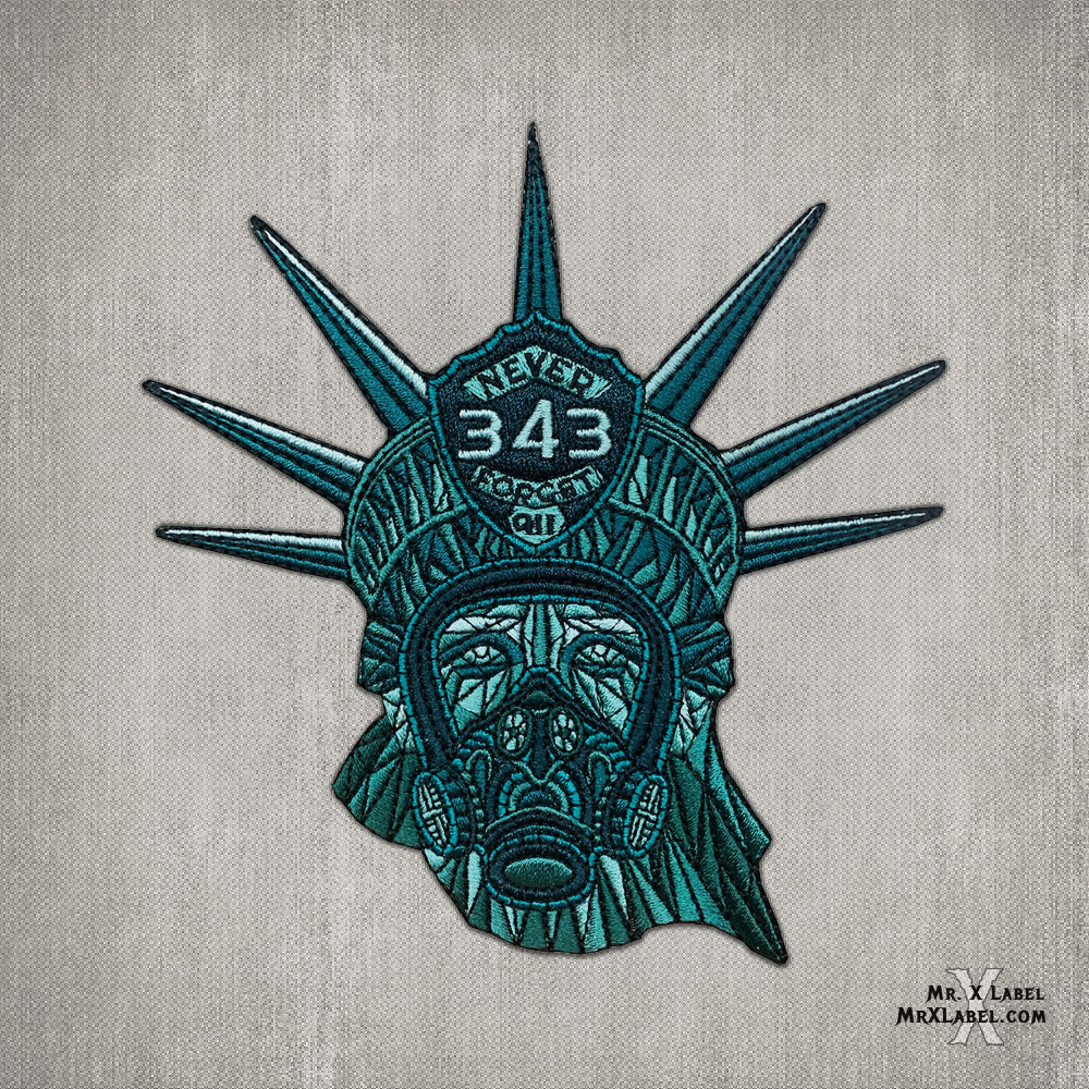 Statue of Liberty - 343 Fire Embroidered Patch