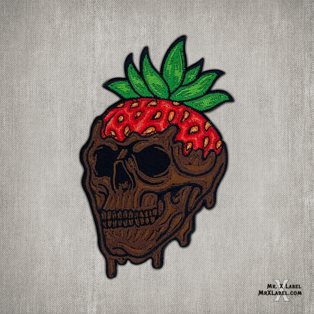 Strawberry Skull Chocolate-Dipped