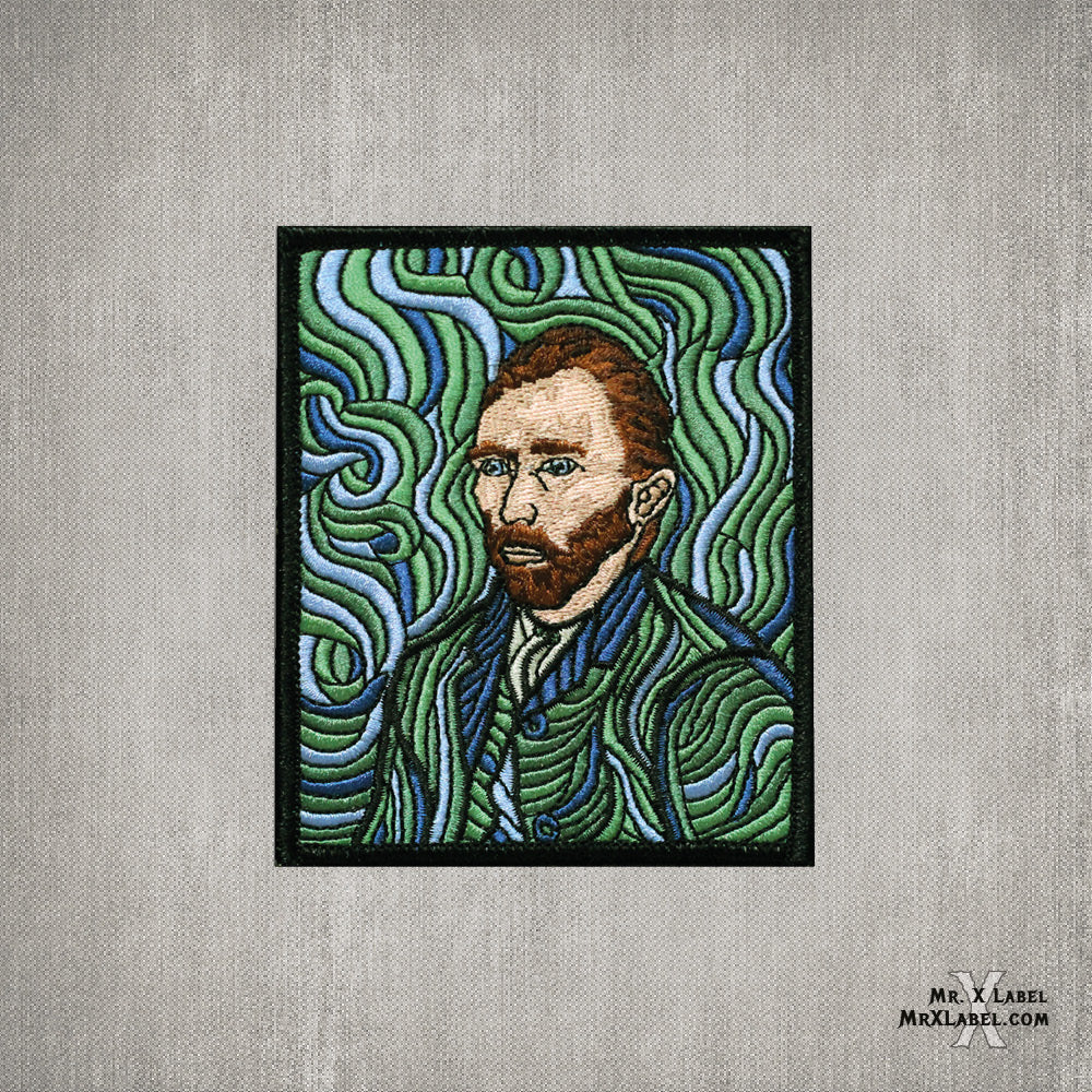 Vincent van Gogh - Self Portrait Embroidered Patch-only