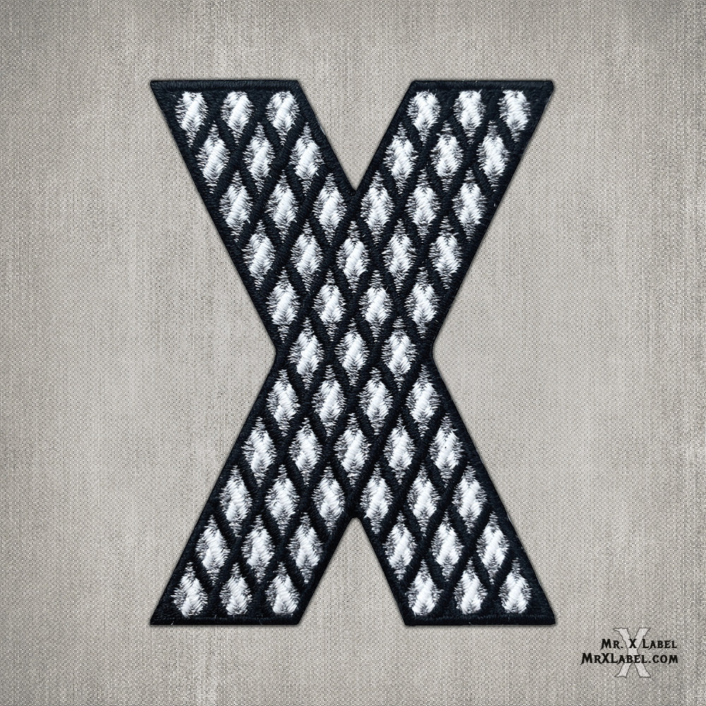 X of Xs v1 - Black Embroidered Patch