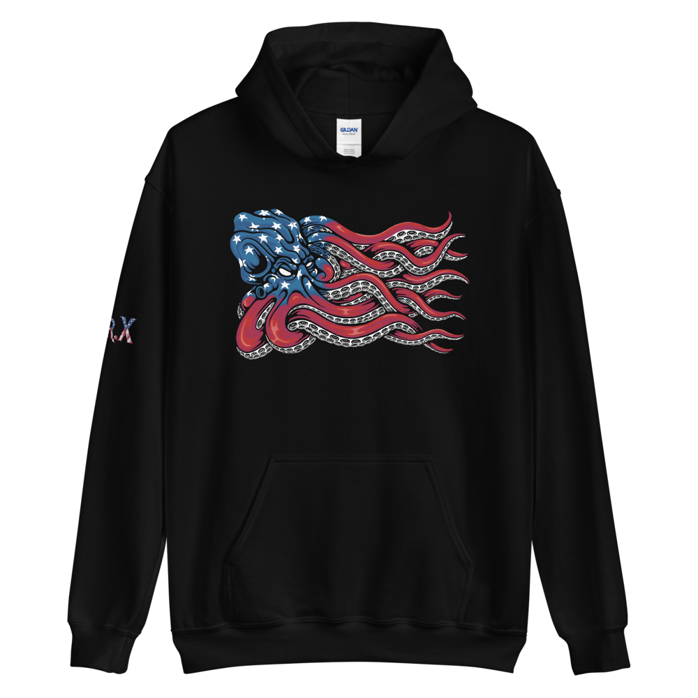 American Flag Kraken Hoodie